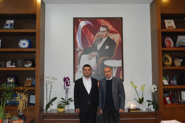 Trakya Reform Yapı Yetkilisi Ceyhun Zelzele Odamız Yönetim Kurulu Başkanı İzzet Volkan´a Tebrik Ziyaretinde Bulundu