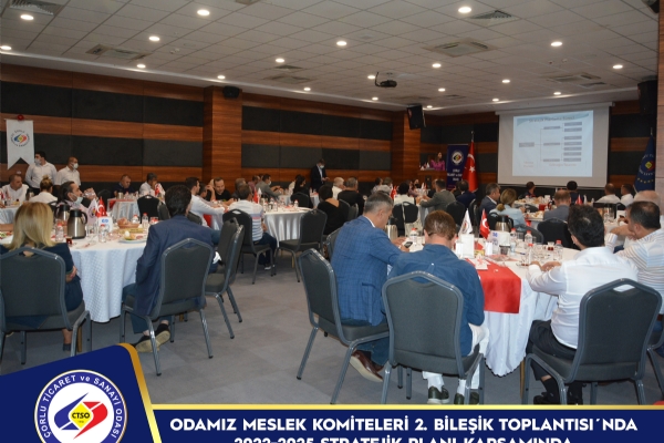 Odamz Meslek Komiteleri 2. Bileik Toplants´nda 2022-2025 Stratejik Plan Kapsamnda SWOT Analizi Deerlendirildi