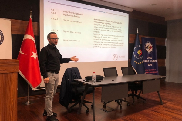 Odamız Tarafından Düzenlenen “ISO 27001 Bilgi Güvenliği Yönetim Sistemi” Eğitimi Gerçekleşti
