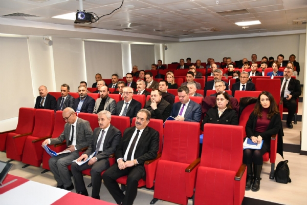 Tekirdağ Valisi Sayın Aziz Yıldırımın Başkanlığında Düzenlenen Mekansal Strateji Planı Toplantısına Odamız Yönetim Kurulu Başkanı İzzet Volkan Katılımda Bulundu