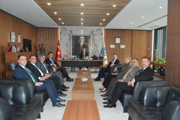 Odamızdan Tekirdağ Büyükşehir Belediye Başkanı Sayın Kadir Albayrak´a Ziyaret