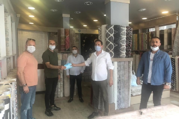 orlu Ticaret ve Sanayi Odasndan yelerine Maske Destei