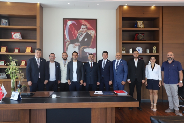 T�m Kalk�nma ve Giri�imci �� �nsanlar� Derne�i&acute;nden Y�netim Kurulu Ba�kan� �zzet VOLKAN�a Ziyaret