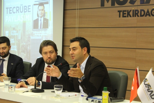 Odamız Yönetim Kurulu Başkanı İzzet Volkan İş Dünyası ve Girişimcilik Hakkındaki Soruları Yanıtlayarak Tecrübelerini Genç İş İnsanları ve Öğrencilerle Paylaştı
