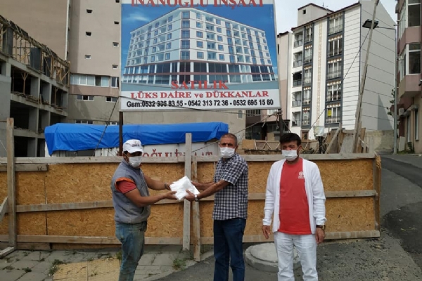 orlu Ticaret ve Sanayi Odasndan yelerine Maske Destei