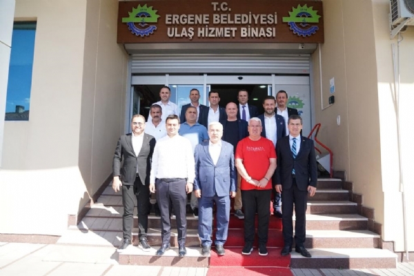 Çorlu TSO ve Mustafakemalpaşa TSOdan Ergene Belediye Başkanı Rasim Yüksele Ziyaret