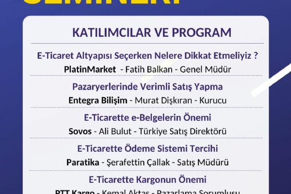 E-Ticarette Başarı Semineri Gerçekleşti