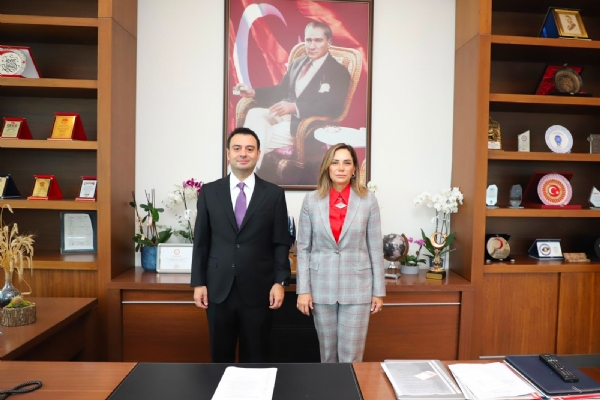 Tekirda� B�y�k�ehir Belediye Ba�kan� Candan Y�CEER�den Odam�z Y�netim Kurulu Ba�kan� �zzet VOLKAN�a Tebrik Ziyareti