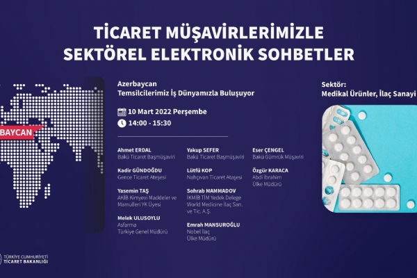 Ticaret Müşavirleri ile Elektronik Sohbetler- Azerbaycan Toplantısı Gerçekleşti