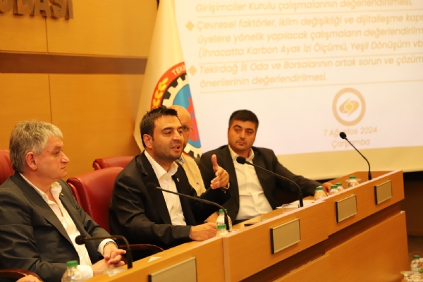 Tekirda li Oda/Borsa Ynetim Kurullar stiare Toplants Tekirda Ticaret ve Sanayi Odasnn Ev Sahipliinde Gerekleti