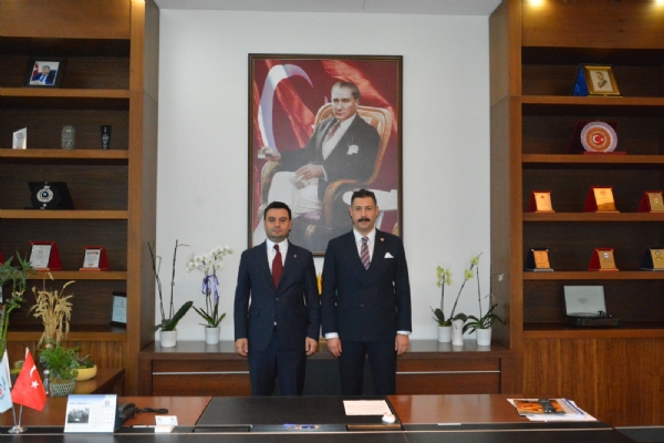 Çorlu Cumhuriyet Başsavcısı Sayın Bilgehan Yücel Odamız Yönetim Kurulu Başkanı İzzet Volkan ve Meclis Başkanı Erdim Noyana Ziyarette Bulundu