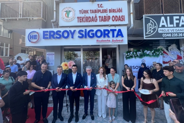 Yönetim Kurulu Başkanı İzzet VOLKAN, Ersoy Sigorta Rodosto Şubesinin Açılışına Katıldı