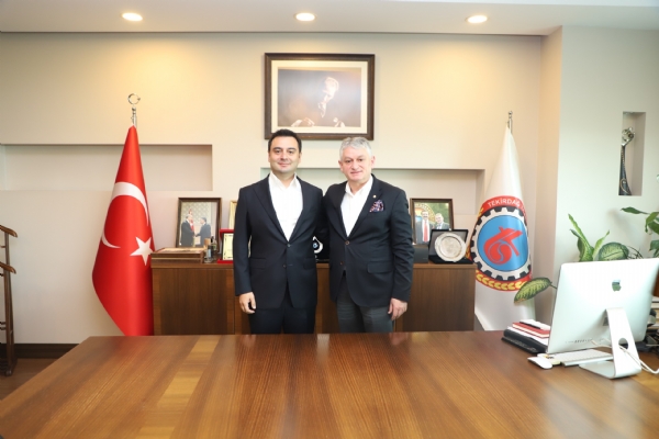 Odamız Yönetim Kurulu Başkanı İzzet VOLKAN, TOBB Yönetim Kurulu Üyesi ve Tekirdağ TSO Yönetim Kurulu Başkanı Cengiz GÜNAYa Ziyarette Bulundu