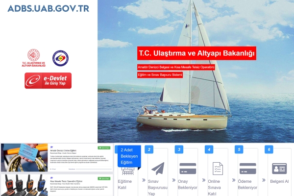 AMATÖR DENİZCİ BELGESİ VE KISA MESAFE TELSİZ OPERATÖRÜ BELGESİ HK