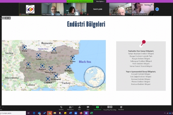 Üyelerimize Yönelik Olarak "Bulgaristanda Ticaret Ve Yatırım Fırsatları” konulu Webinar Gerçekleştirildi