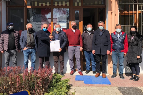 Çorlu TSO Ar -Ge / Proje Geliştirme Komisyonu Çorlu Koordine Küçük Sanayi Sitesi Site Yönetimine Ziyarette Bulundular