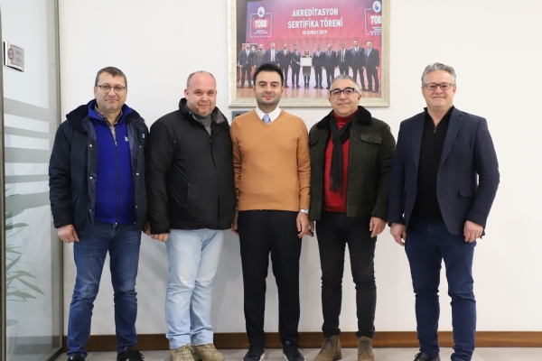 Odamız 7.Meslek Komitesi Yönetim Kurulu Başkanı İzzet VOLKAN´ı Ziyaret Etti