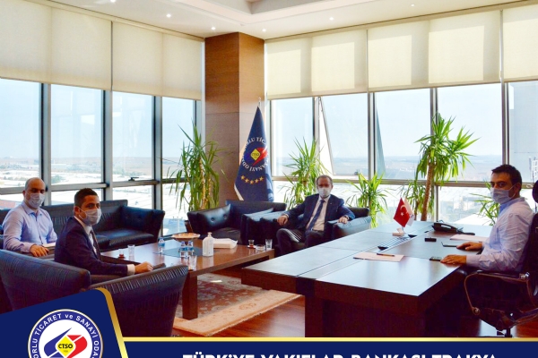 Türkiye Vakıflar Bankası Genel Müdürlüğü Trakya Bölge Müdürlüğü´nden Odamıza Ziyaret