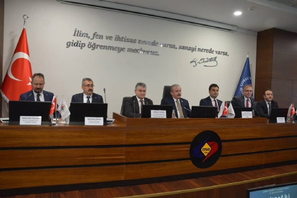 Tekirdağ İli Oda ve Borsaları Ortak İstişare Toplantısı Odamız Ev Sahipliğinde, TBMM Başkanı Prof. Dr. Mustafa Şentop´un Teşrifleriyle Gerçekleşti
