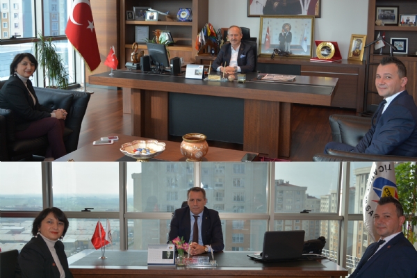 Mektebim Okulları´ndan Odamız Başkanlarına Ziyaret