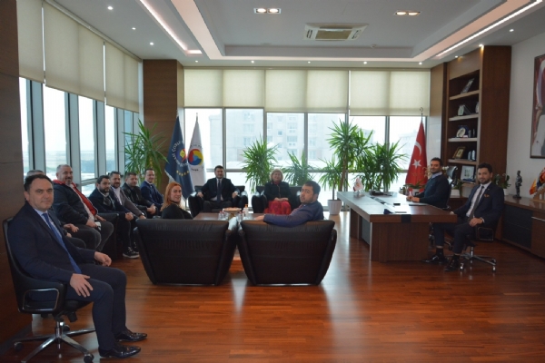 TOBB İl Genç Girişimciler Kurulu Batı Marmara Bölge Temsilcilerinden Odamıza Ziyaret