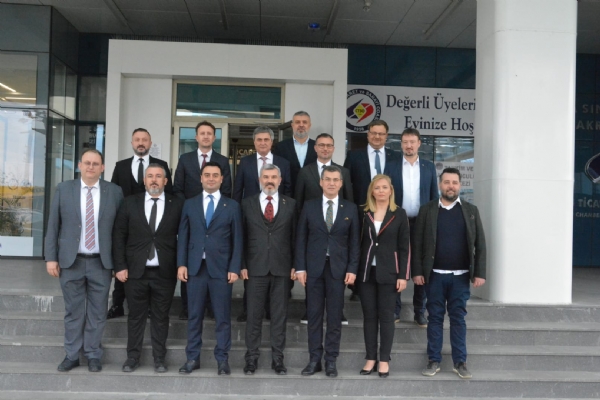 Çerkezköy Ticaret ve Sanayi Odasından Odamıza Ziyaret
