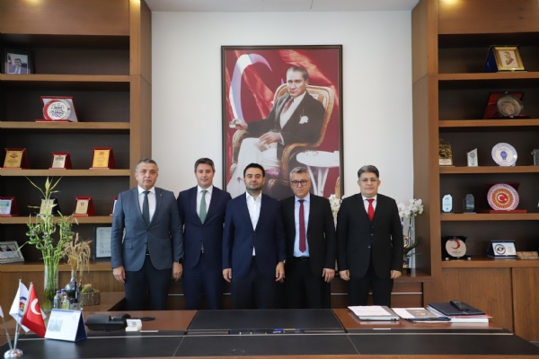 Ziraat Bankas� Heyetinden Y�netim Kurulu Ba�kan� �zzet VOLKAN&acute;a Ziyaret