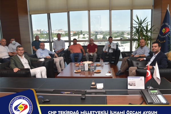 CHP Tekirda Milletvekili lhami zcan Aygun Odamza Ziyarette Bulundu