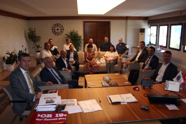 Çorlu TSO ve Bulgaristan Stara Zagora TSO´dan Çorlu Belediye Başkanı Ahmet Sarıkurt´a Ziyaret