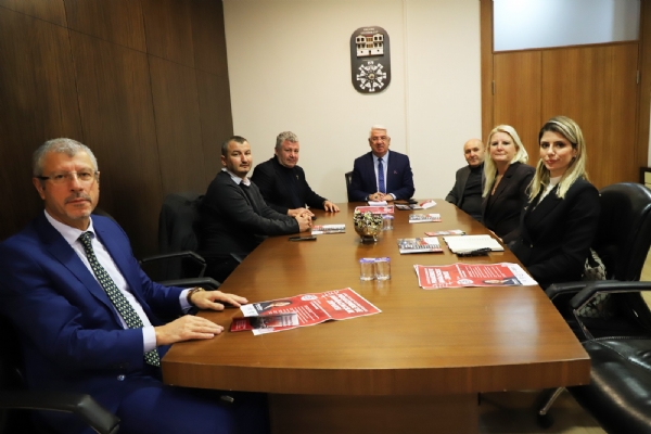 Perakende ve Mağazacılık Zirvesi için Ergene Belediye Başkanı Rasim Yüksel ile Bir Araya Gelindi