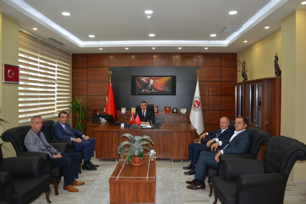orlu TSOdan orlu Cumhuriyet Basavcs  nder  Kemal  Sekc´ye Nezaket  Ziyareti