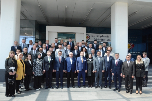 Trkiye Byk Millet Meclisi Bakan  Prof. Dr. Sayn Mustafa entop  ve Ak Parti Tekirda Heyeti  orlu Ticaret ve Sanayi Odas´na  Ziyarette Bulundu