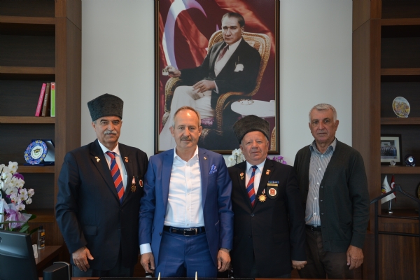 orlu Muharip Gaziler Dernei´nden Odamz Ynetim Kurulu Bakan brahim Gnl´e Ziyaret