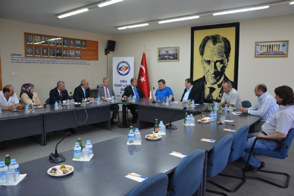 Krklareli 3.Meslek Komitesinden orlu TSO 8.Meslek Komitesine Ziyaret