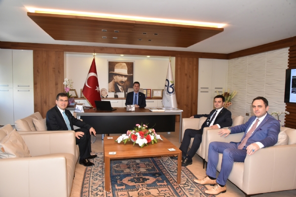 Odamz Bakanlarndan orlu Belediye Bakan Ahmet Sarkurt´a Ziyaret