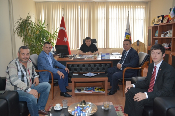 Ergene Esnaf Kefalet Kooperatifi Bakan ve Beraberindeki Heyetten, Enis Sln´e Ziyaret