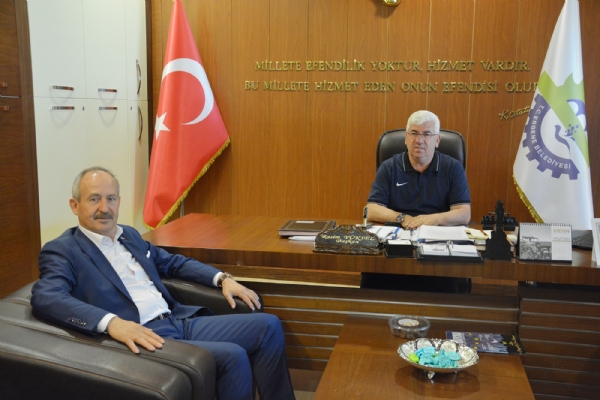 Ynetim Kurulu Bakanmz brahim Gnl´den Ergene Belediye Bakan Rasim Yksel´e Ziyaret