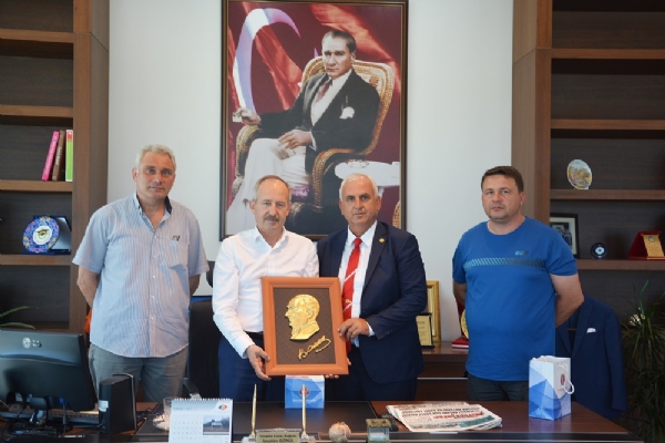 Trk Harb- Sendikas  orlu ubesi´nden Odamz Ynetim Kurulu Bakan brahim Gnl´e Ziyaret