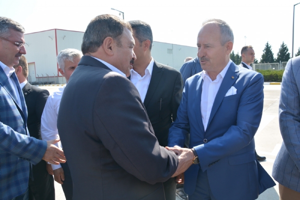 Odamz Ynetim Kurulu Bakan brahim Gnl, Orman ve Su leri Bakan Veysel Erolu  ile Biraraya Geldi