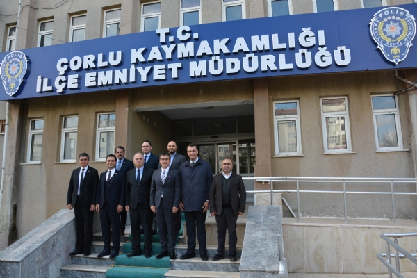 orlu TSO´dan orlu le Emniyet Mdr Serdar Kurtolu´na Hayrl Olsun Ziyareti