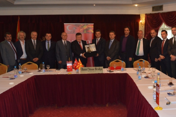 orlu Ticaret ve Sanayi Odas, Makedonyada Temaslarda Bulundu