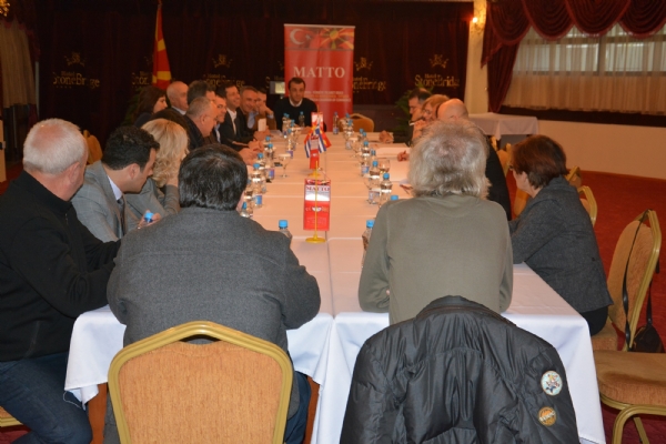 orlu Ticaret ve Sanayi Odas, Makedonyada Temaslarda Bulundu