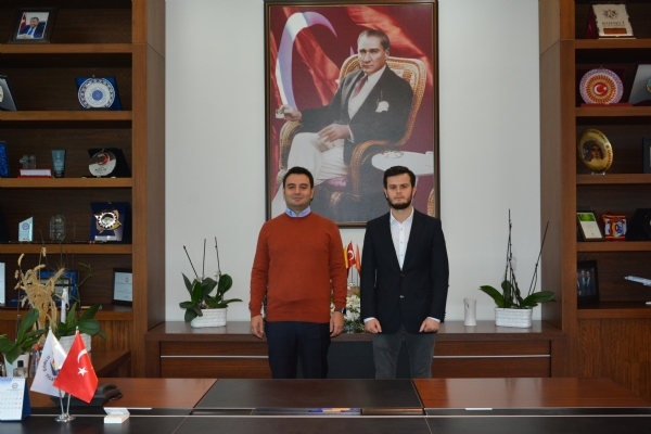 Yce Yaltm ve Havalandrma Sistemleri San. ve Tic. Ltd. ti. Yetkilisi Makine Mhendisi Emirhan Yceden Ynetim Kurulu Bakan zzet Volkana Ziyaret