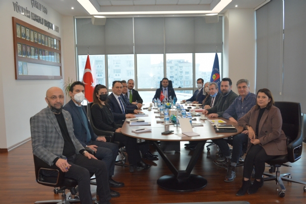 Saha stanbul ve TSSDE  Yetkilileri ile Sanayi Sektr Analizi Toplants Gerekleti
