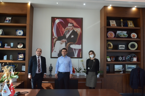 Trk Ekonomi Bankas A.. orlu ubesinden Odamz Ynetim Kurulu Bakan  zzet Volkan´a Ziyaret