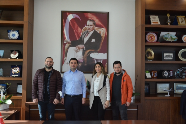 Unvansz Gnlller Dernei´nden Odamz Ynetim Kurulu Bakan zzet Volkan´a Ziyaret