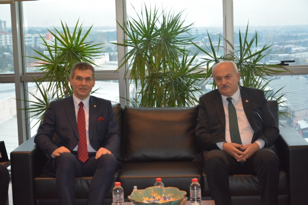 yi Parti Tekirda Milletvekili Sayn Enez Kaplandan Odamz Meclis Bakan Erdim Noyana Ziyaret