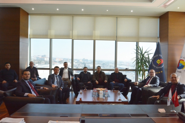 CHP Tekirda Milletvekili  Sayn lhami zcan Aygun  Odamz Ynetim Kurulu Bakan  zzet Volkana  Ziyarette Bulundu