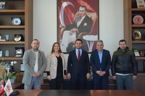 Deva Partisi Ergene le Tekilatndan  Odamz Ynetim Kurulu Bakan  zzet Volkana  Ziyaret
