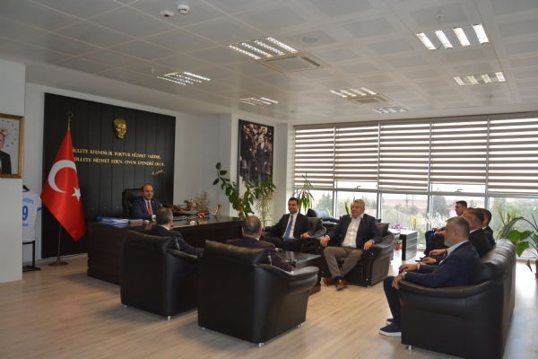 orlu Ticaret ve Sanayi Odasndan Greve Yeni Gelen Ergene Kaymakam Kadir Duman´ a Ziyaret